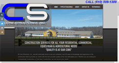 Desktop Screenshot of corestructuresinc.com